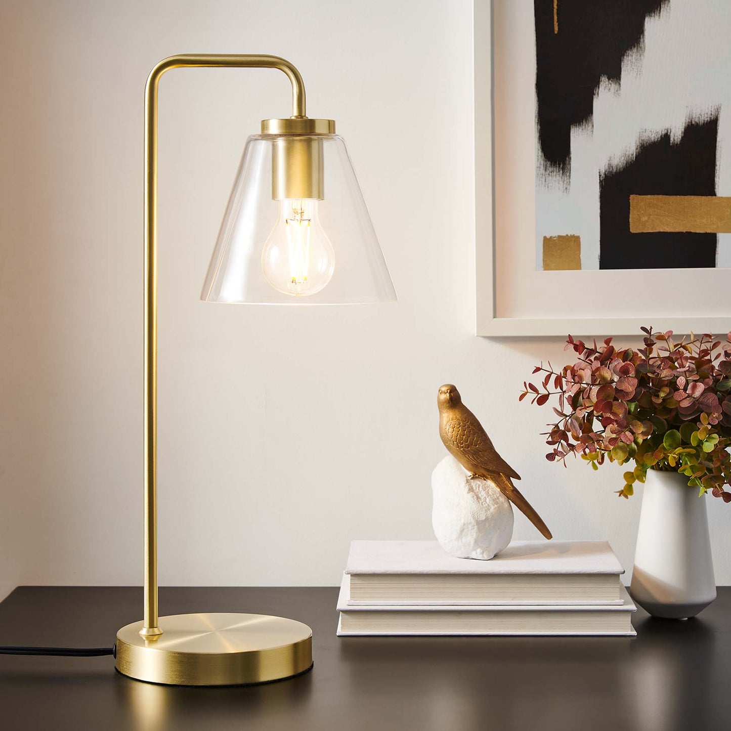 Element Glass Table Lamp by Modway