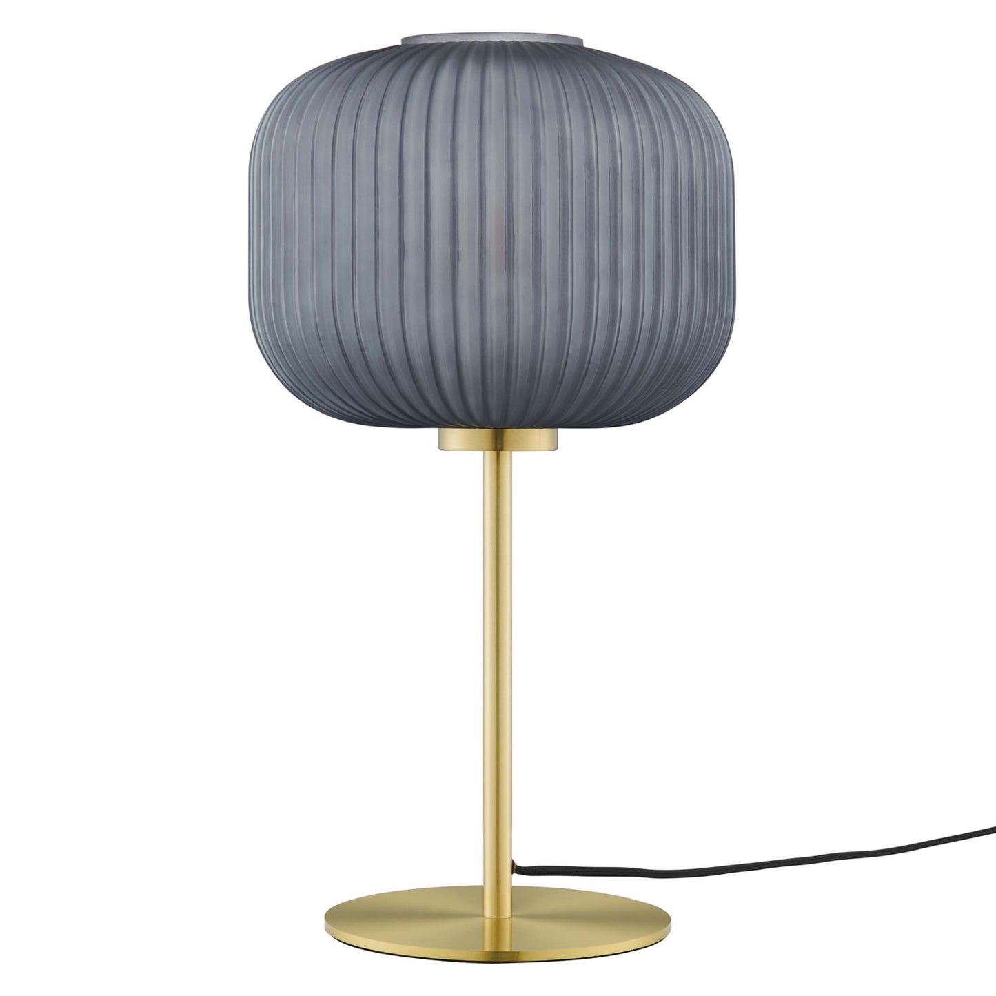 Reprise Glass Sphere Glass and Metal Table Lamp by Modway