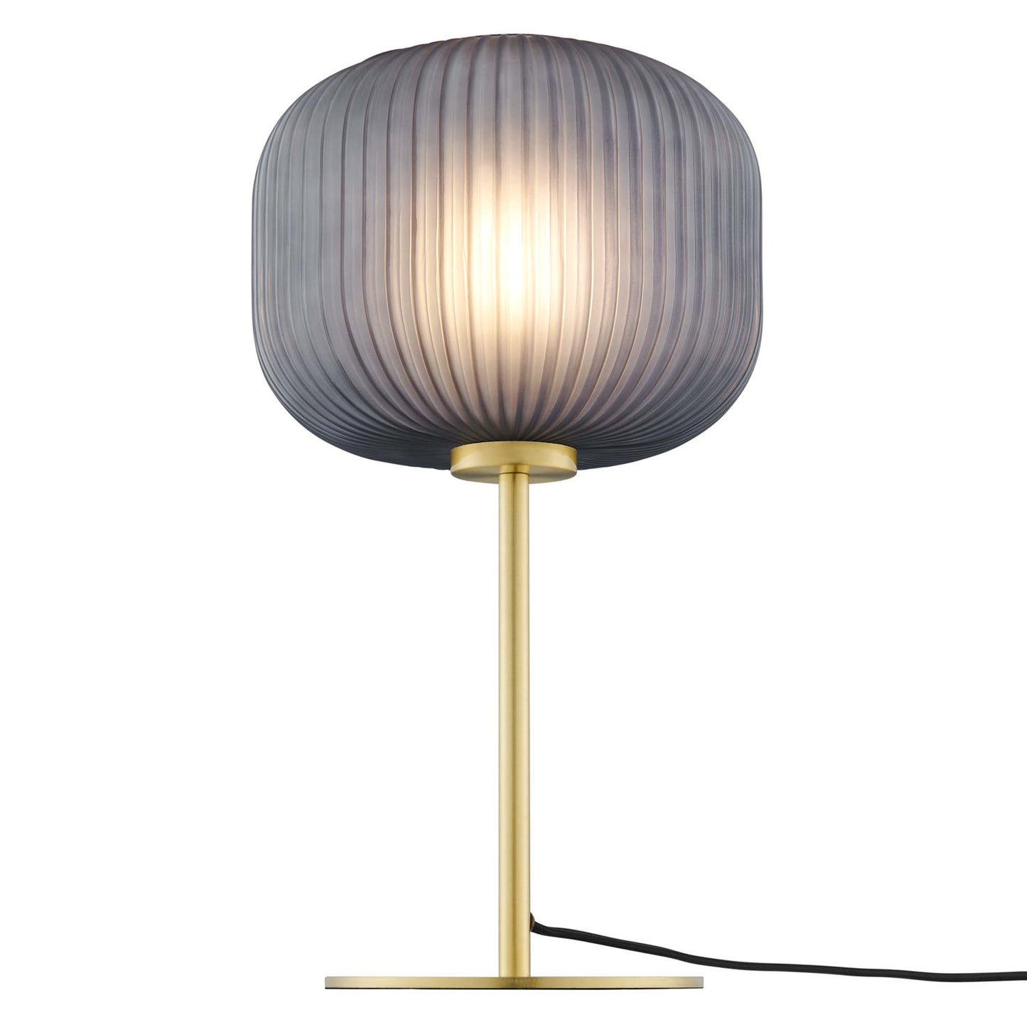 Reprise Glass Sphere Glass and Metal Table Lamp by Modway