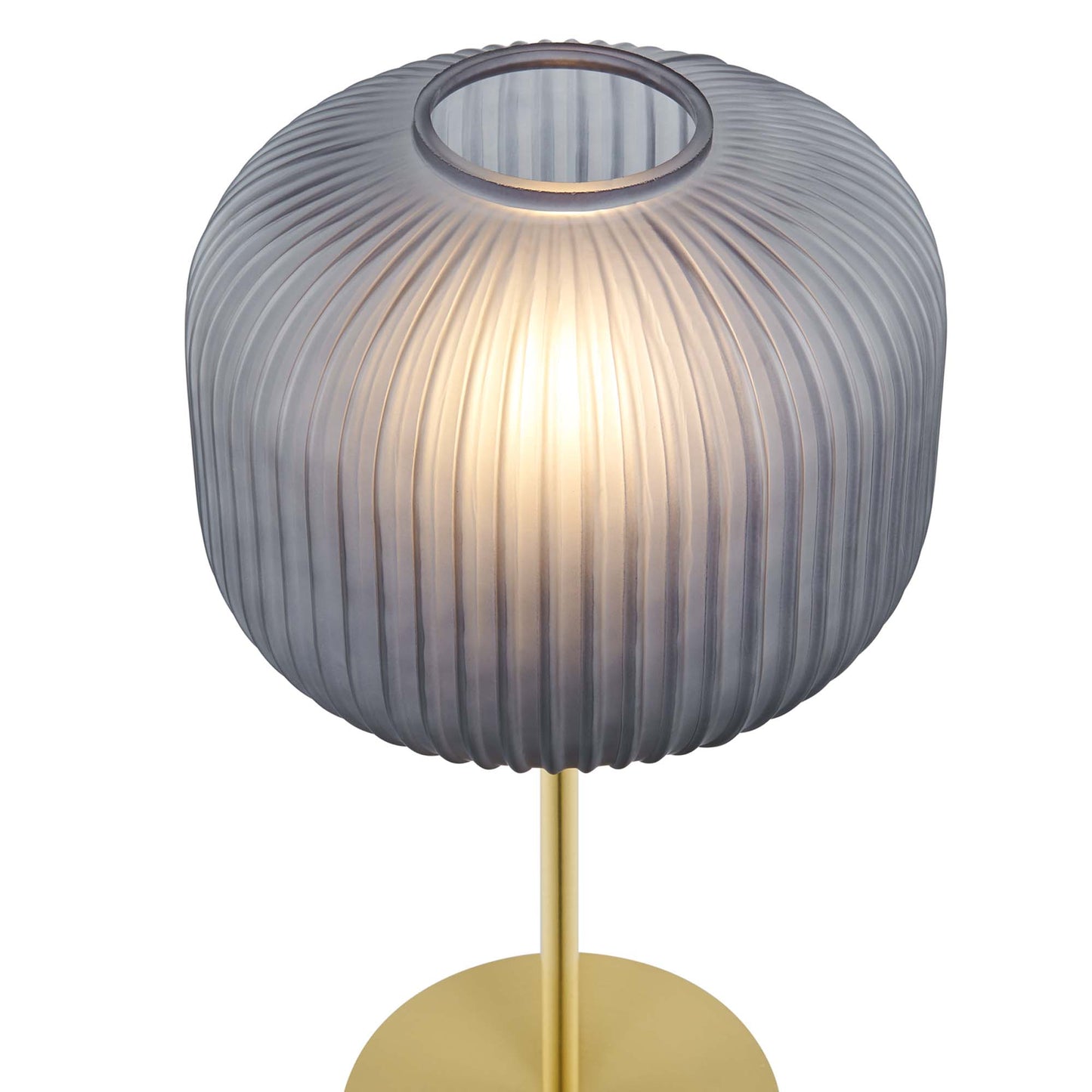 Reprise Glass Sphere Glass and Metal Table Lamp by Modway