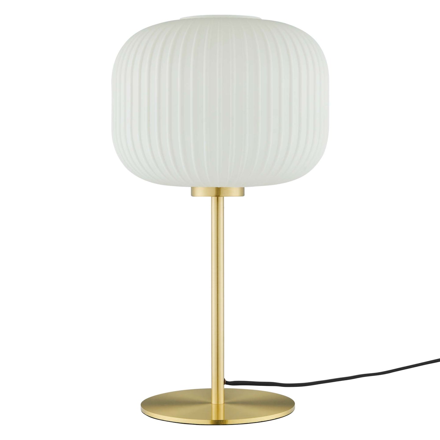 Reprise Glass Sphere Glass and Metal Table Lamp by Modway