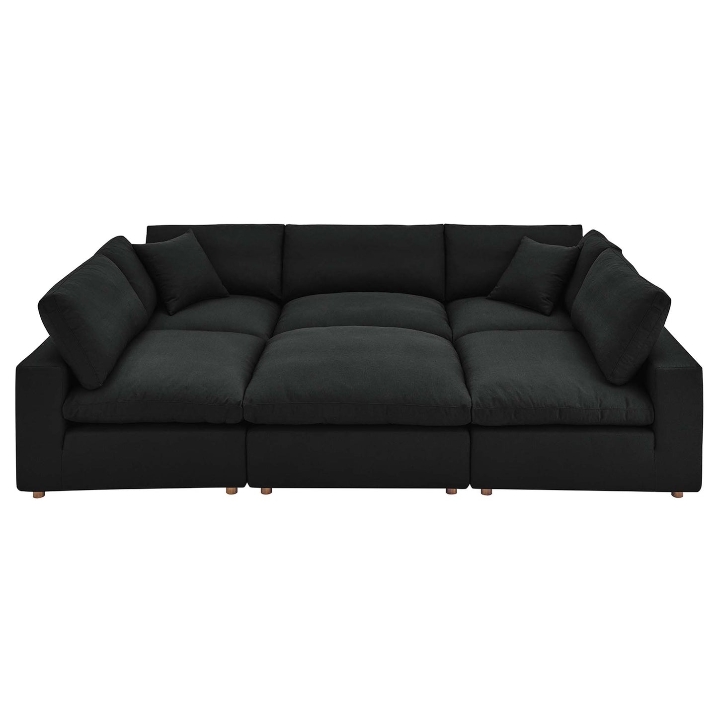 Commix 6-Piece Down Filled Overstuffed Sectional Sofa by Modway