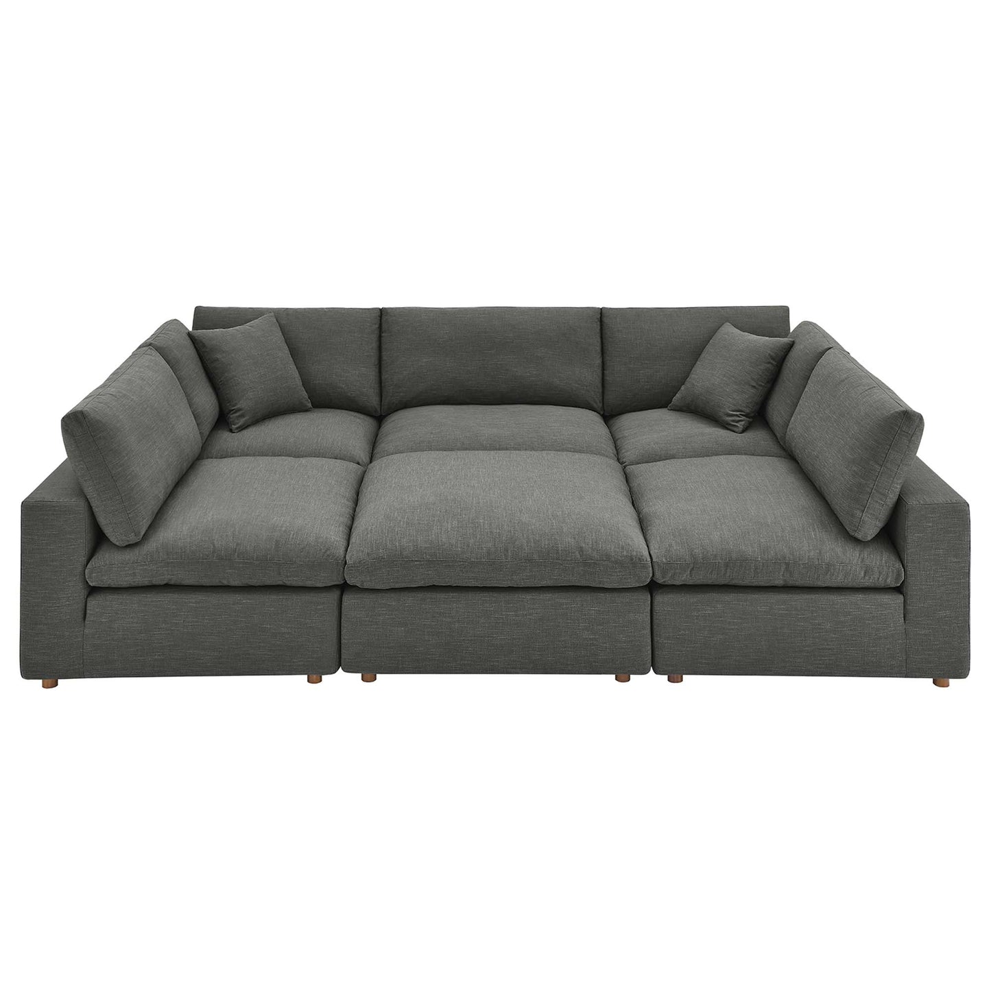 Commix 6-Piece Down Filled Overstuffed Sectional Sofa by Modway