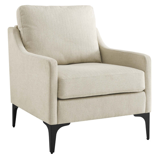 Corland Upholstered Fabric Armchair by Modway