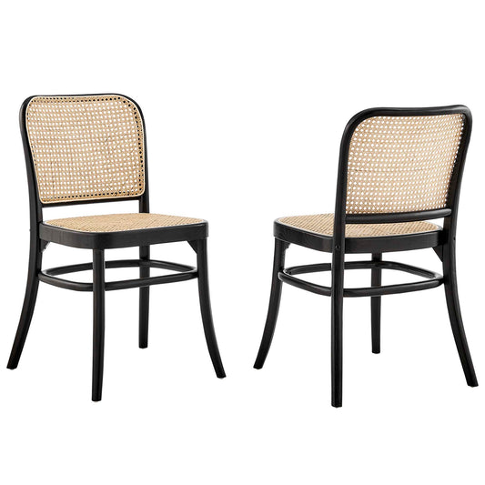 Winona Wood Dining Side Chair Set of 2 by Modway