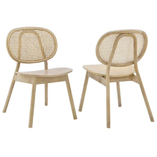 Malina Wood Dining Side Chair Set of 2 by Modway