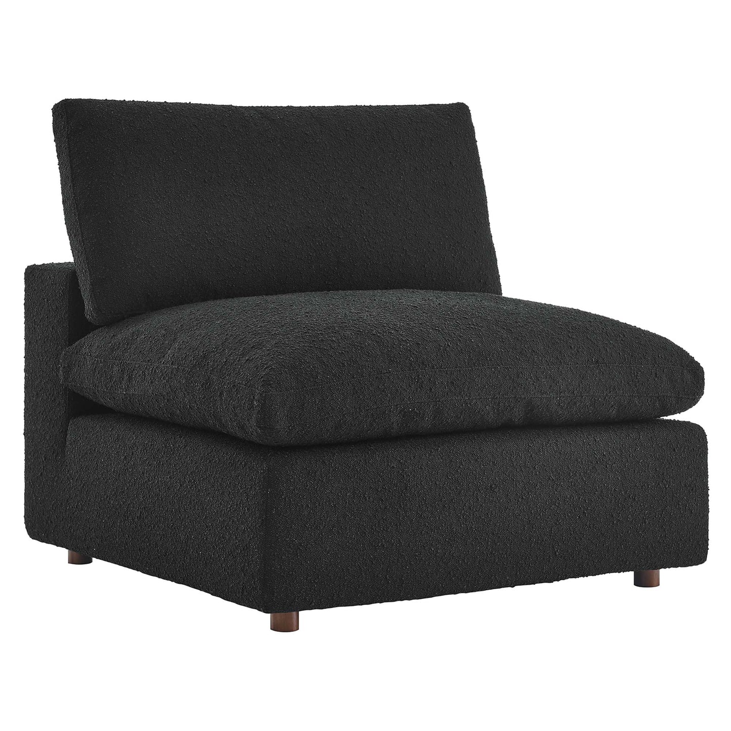 Commix Down Filled Overstuffed Boucle Fabric Armless Chair by Modway