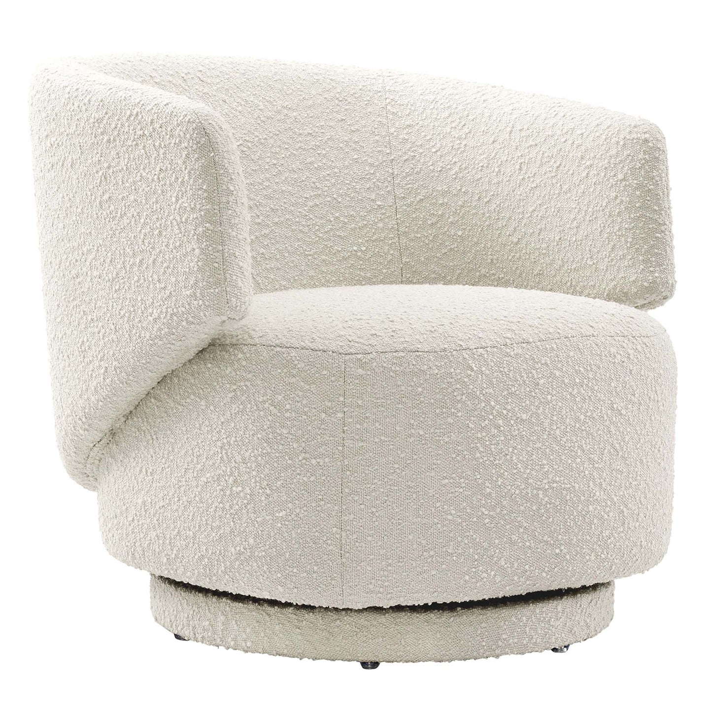 Celestia Boucle Fabric Swivel Chair by Modway