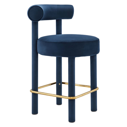 Toulouse Performance Velvet Counter Stool by Modway