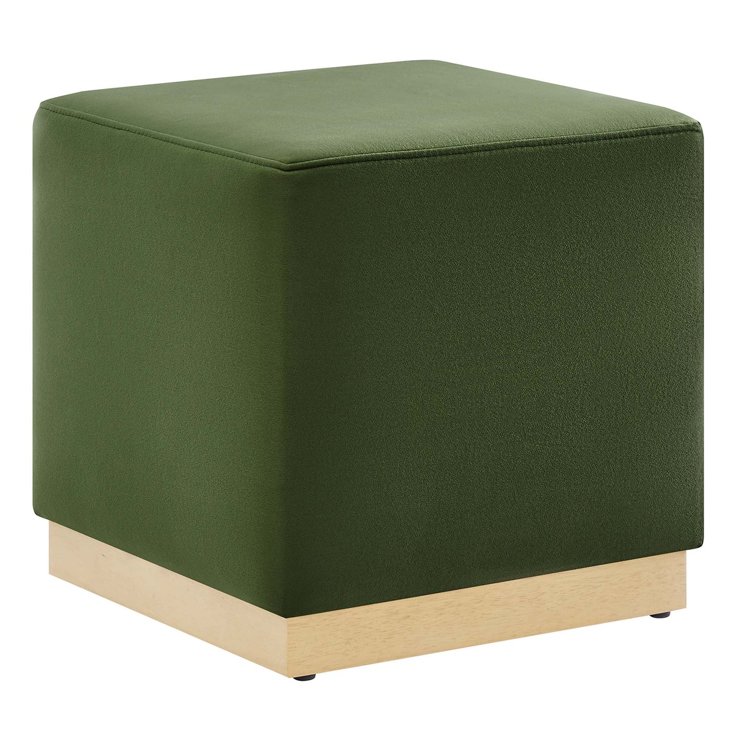 Tilden 17" Square Performance Velvet Upholstered Ottoman by Modway