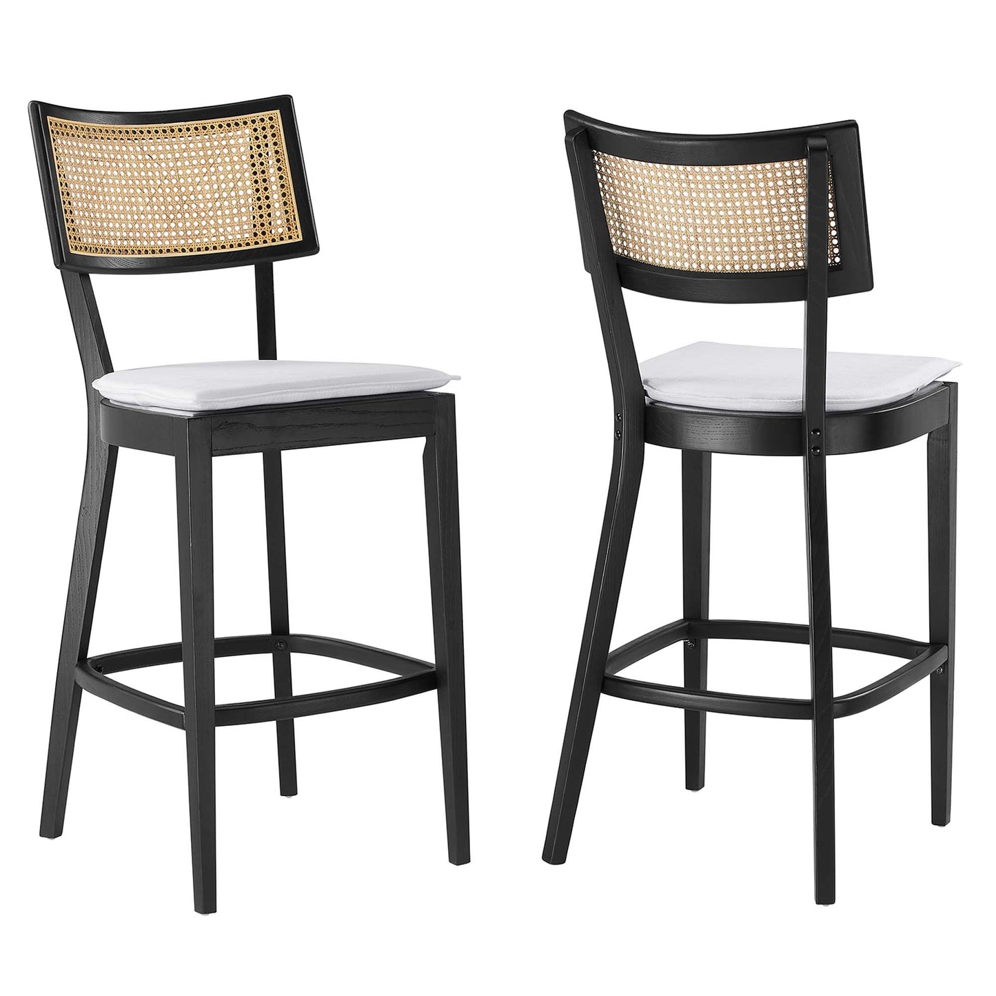 Caledonia Wood Bar Stools Set of 2 by Modway