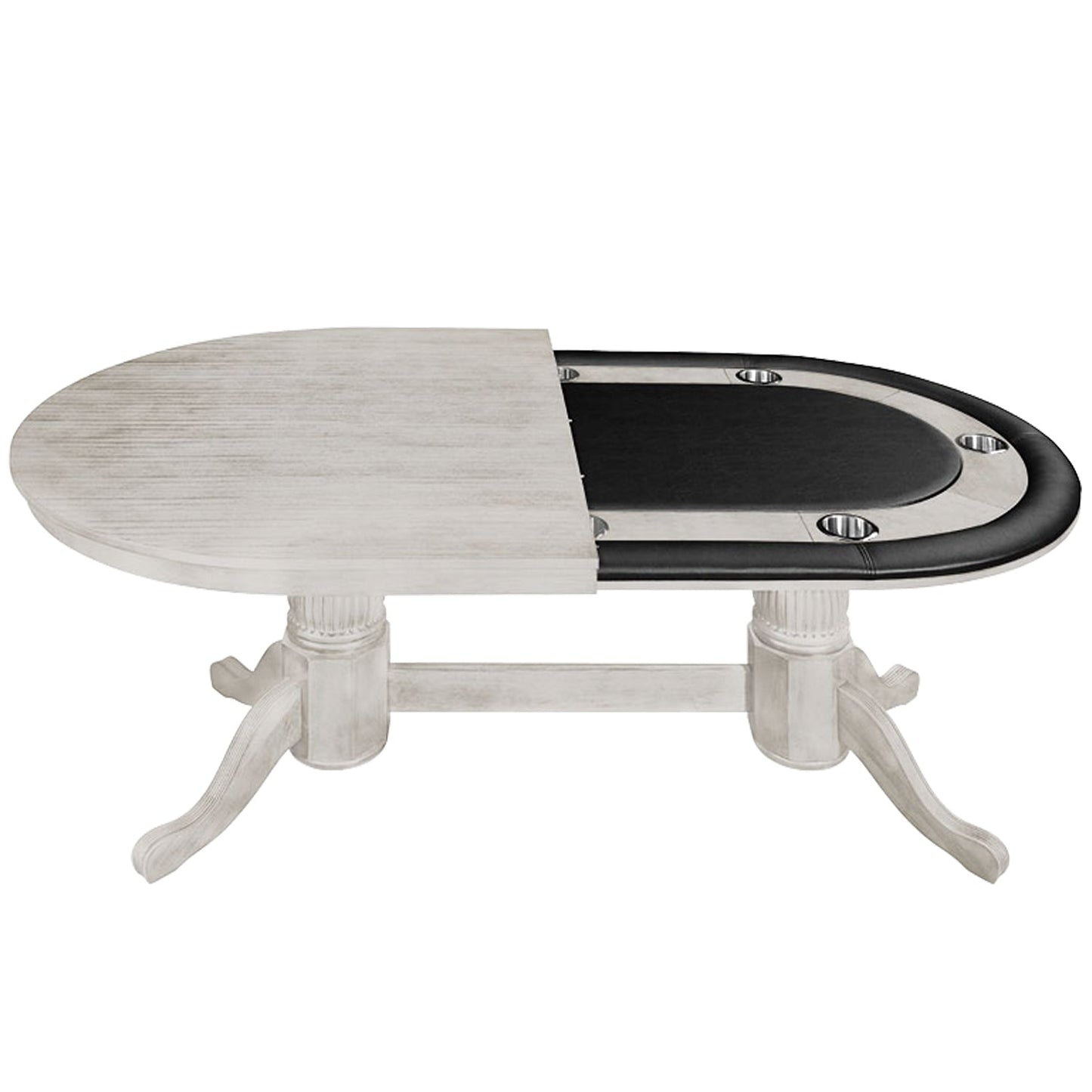 Classic Oval Shape 84" Poker Table