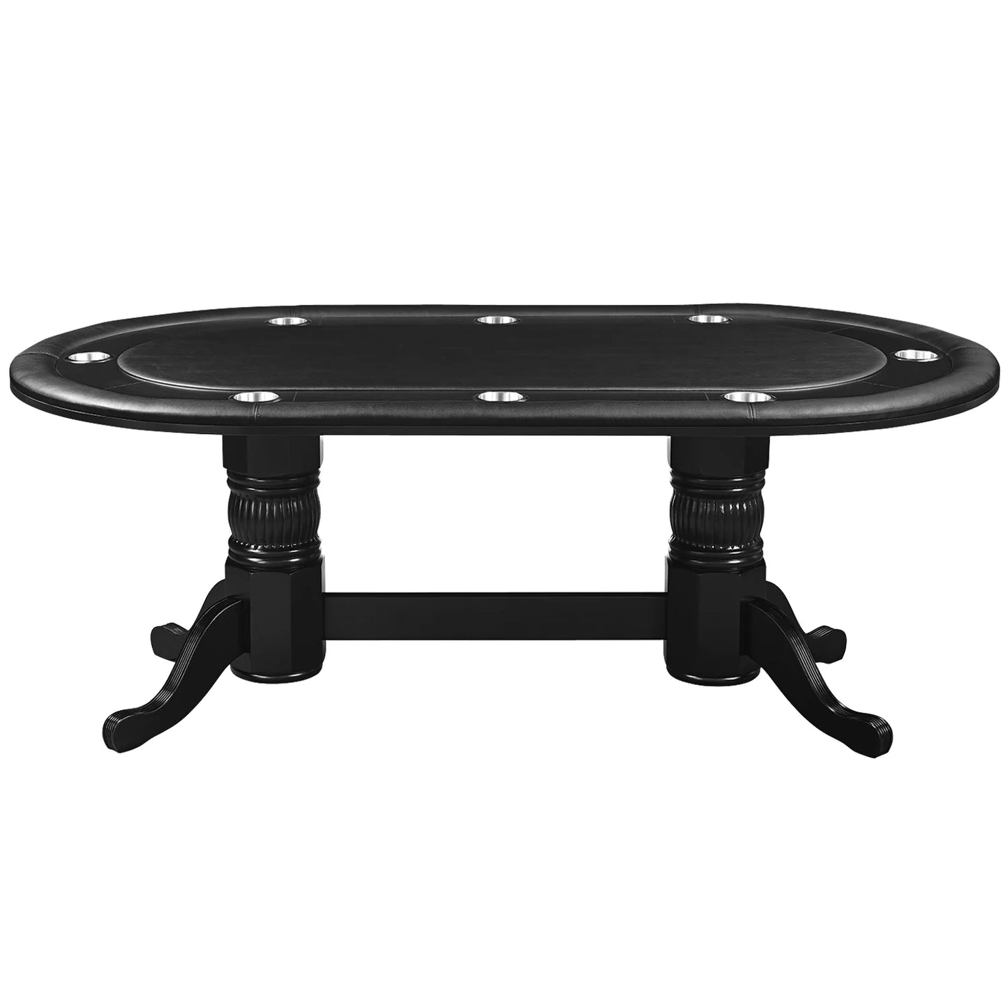 Classic Oval Shape 84" Poker Table