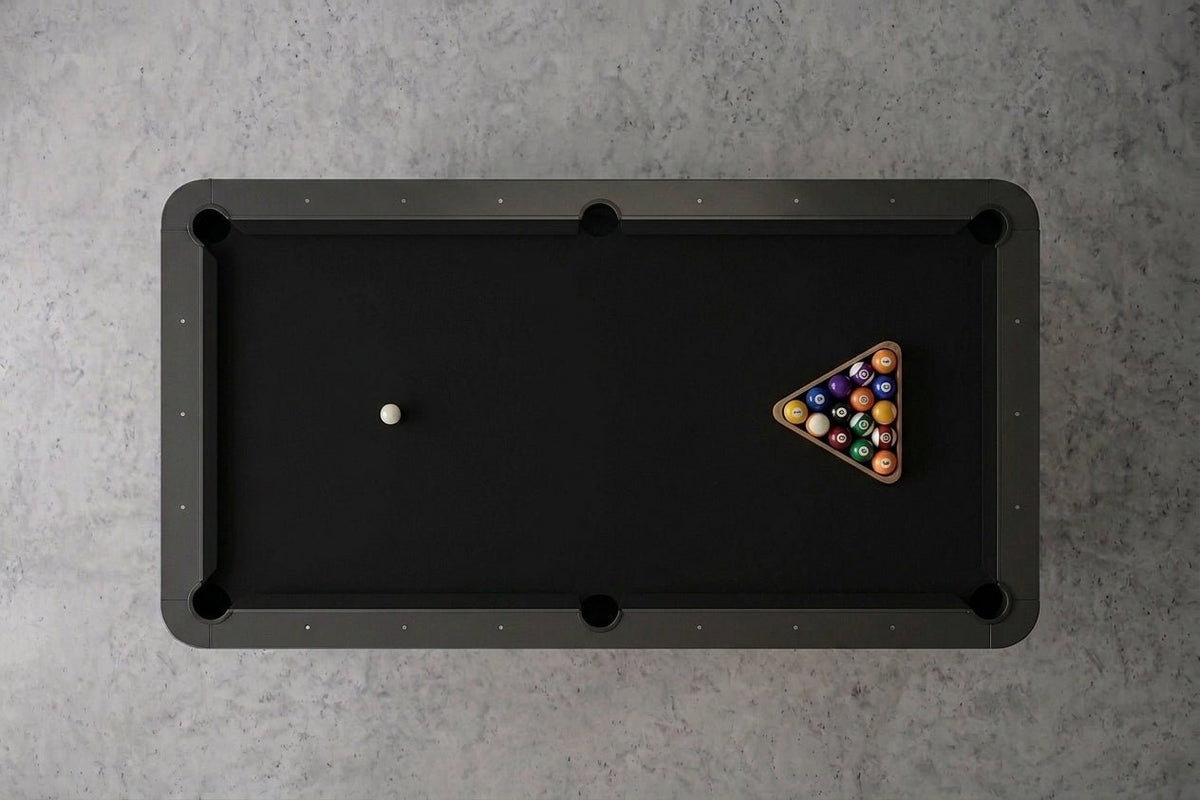 The Ness Modern Slate Luxury LED Pool Table