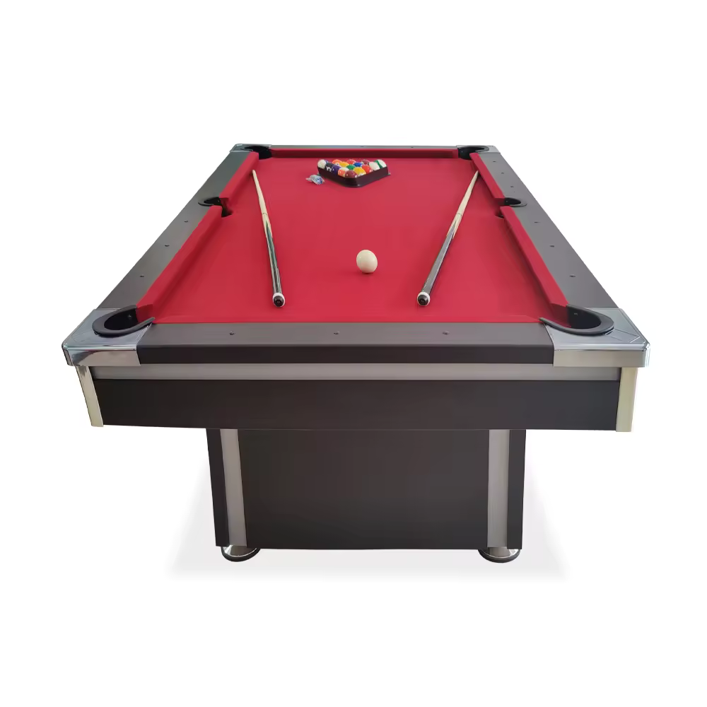 White Billiards Alley MDF Custom Pool Table