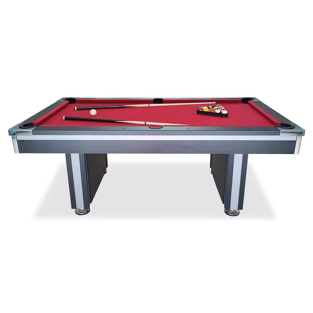 White Billiards Alley MDF Custom Pool Table