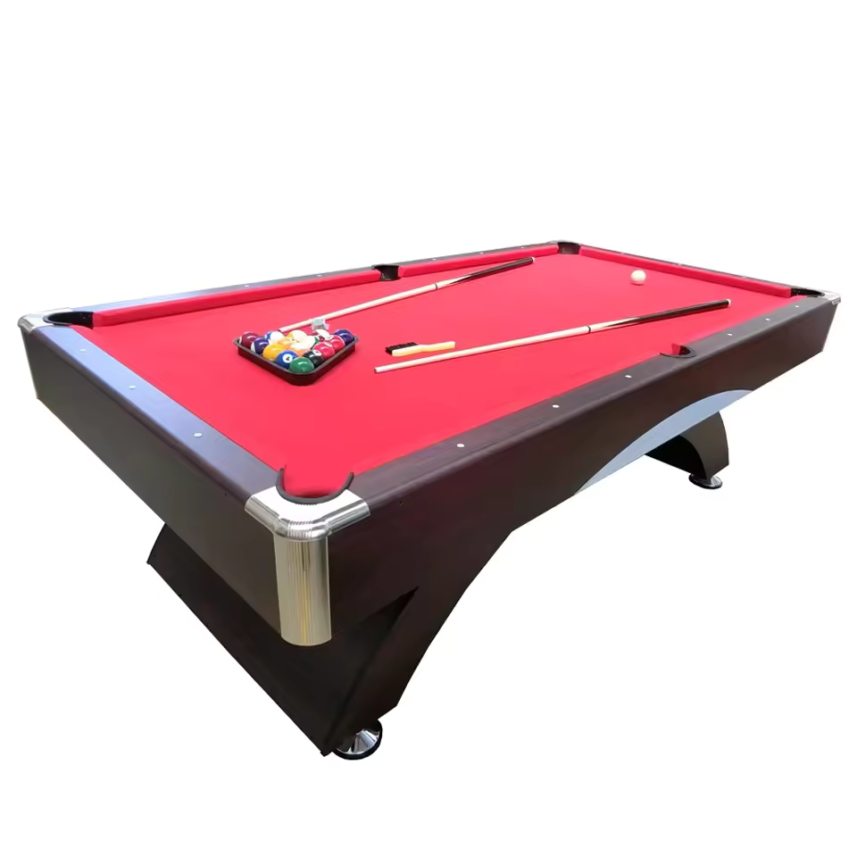 White Billiards Flare MDF Custom Pool Table