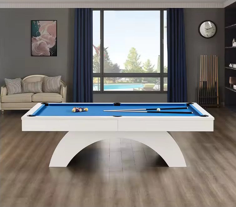 White Billiards Karmen Modern Slate Pool Table