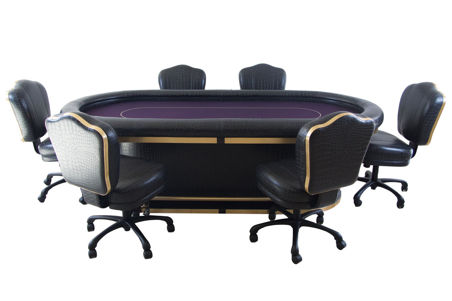 White Billiards Henderson Texas Hold'Em Poker Table