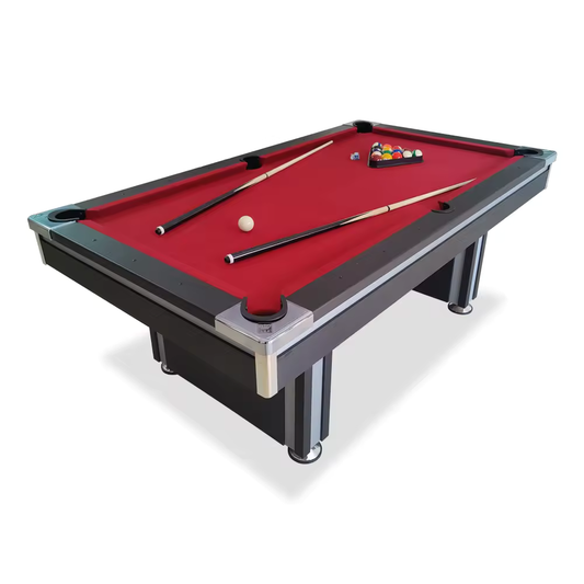 White Billiards Alley MDF Custom Pool Table