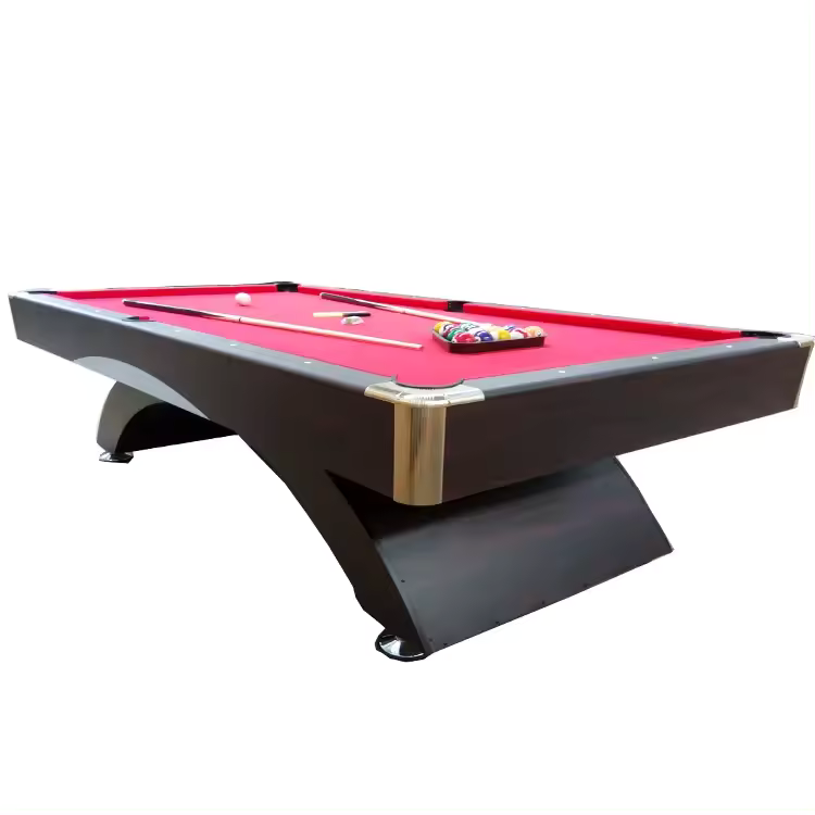 White Billiards Flare MDF Custom Pool Table