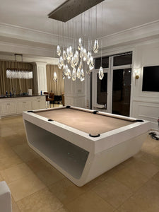 The Sofia Modern Slate Pool Table By White Billiards