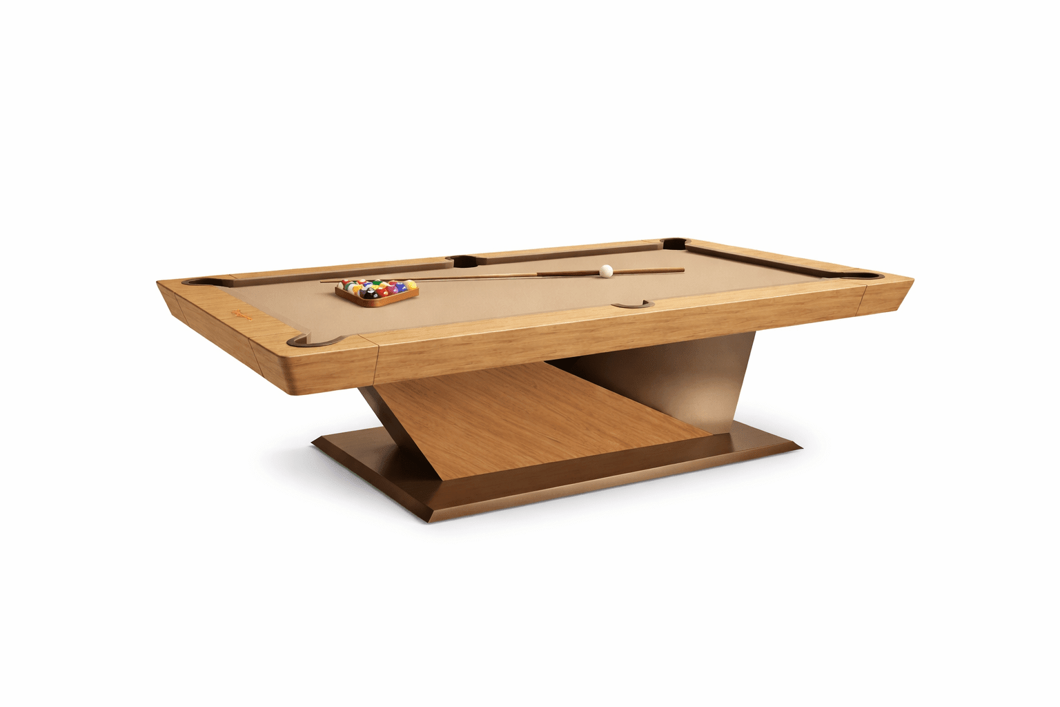 White Billiards Kyoto Modern Slate Pool Table - White Billiards