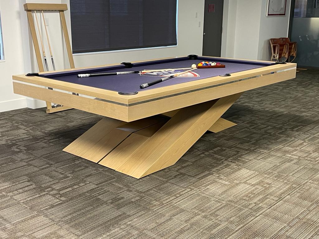 White Billiards Ultimate Modern Slate Pool Table