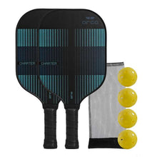 Load image into Gallery viewer, ORCA Charter Polymer Honeycomb Pickleball Paddle Deluxe Combo Set