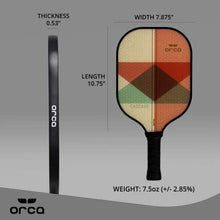 Load image into Gallery viewer, Orca Cascade Polymer Honeycomb Pickleball Paddle