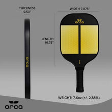 Load image into Gallery viewer, ORCA Amity Carbon Fiber Pickleball Paddle Deluxe Combo Set