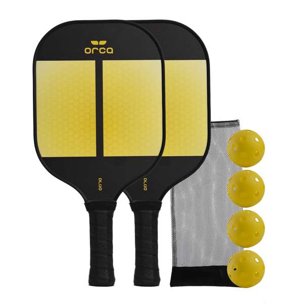 ORCA Amity Carbon Fiber Pickleball Paddle Deluxe Combo Set