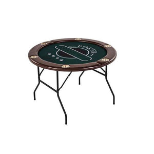 Barrington 6 Person Folding Poker Table with Poker Chips and Cards