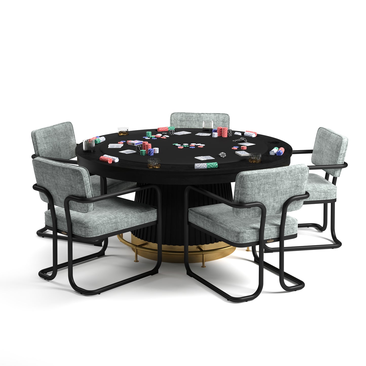 Prohibition Series 60" Poker Table