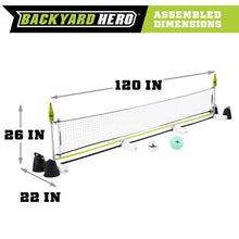 Load image into Gallery viewer, Backyard Hero 120″ Hydro Series Volleyball Set