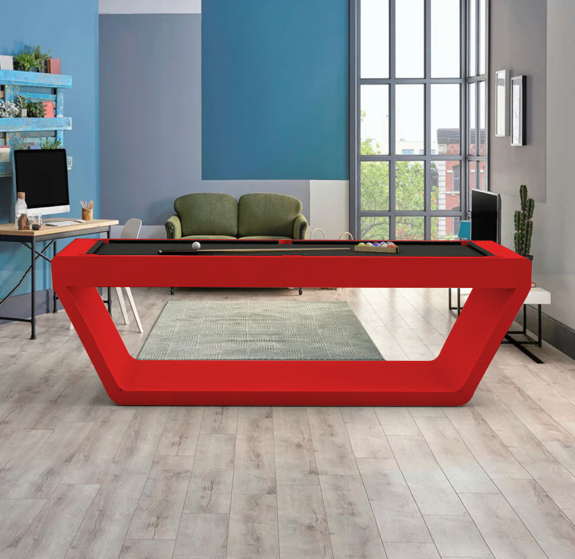 The Sofia Modern Slate Pool Table By White Billiards