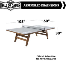Load image into Gallery viewer, Barrington Official Size Wood Table Tennis Table