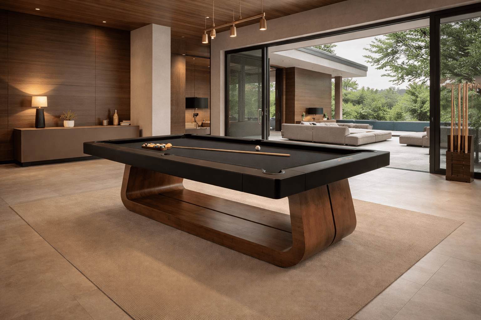 Takamaka Pool Table - White Billiards