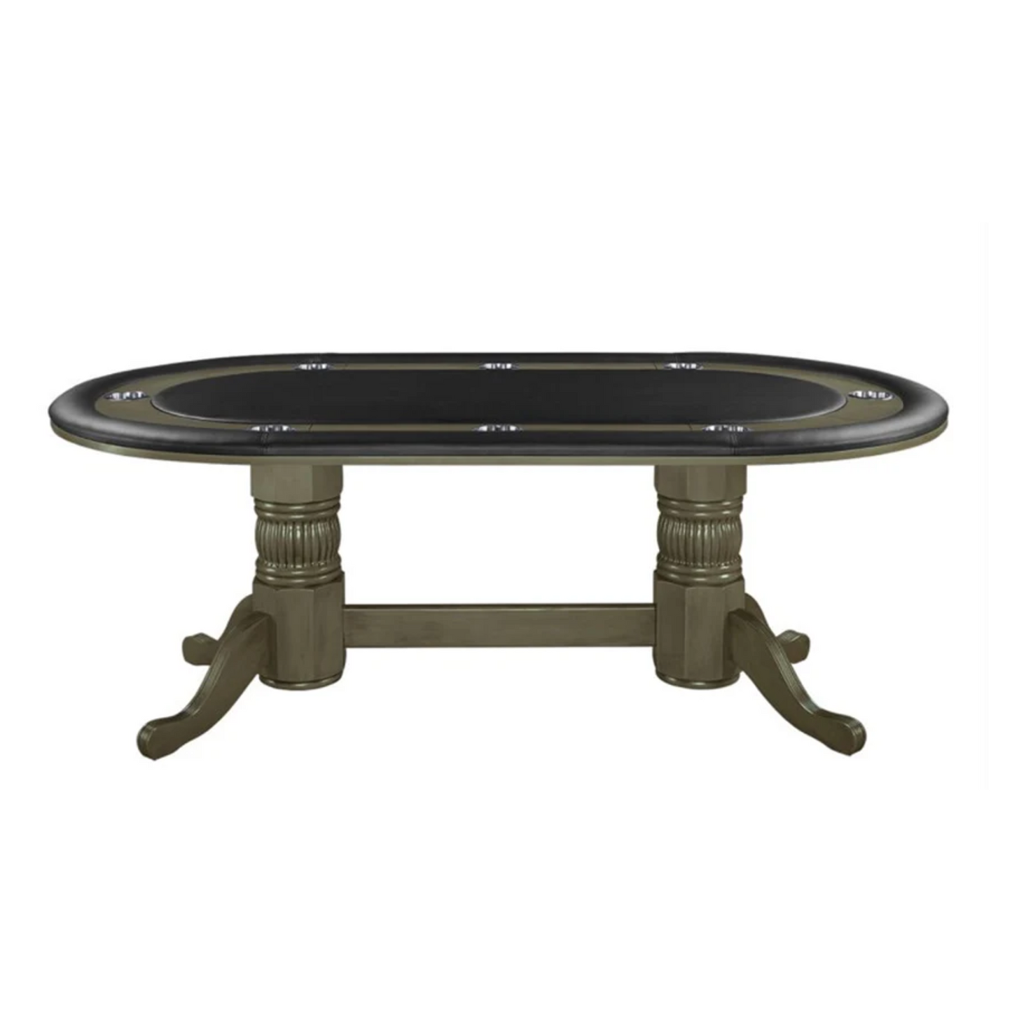 Classic Oval Shape 84" Poker Table