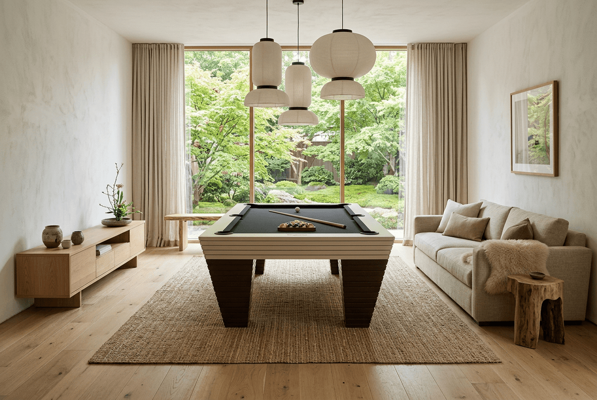 White Billiards Boulder Modern Slate Pool Table - White Billiards