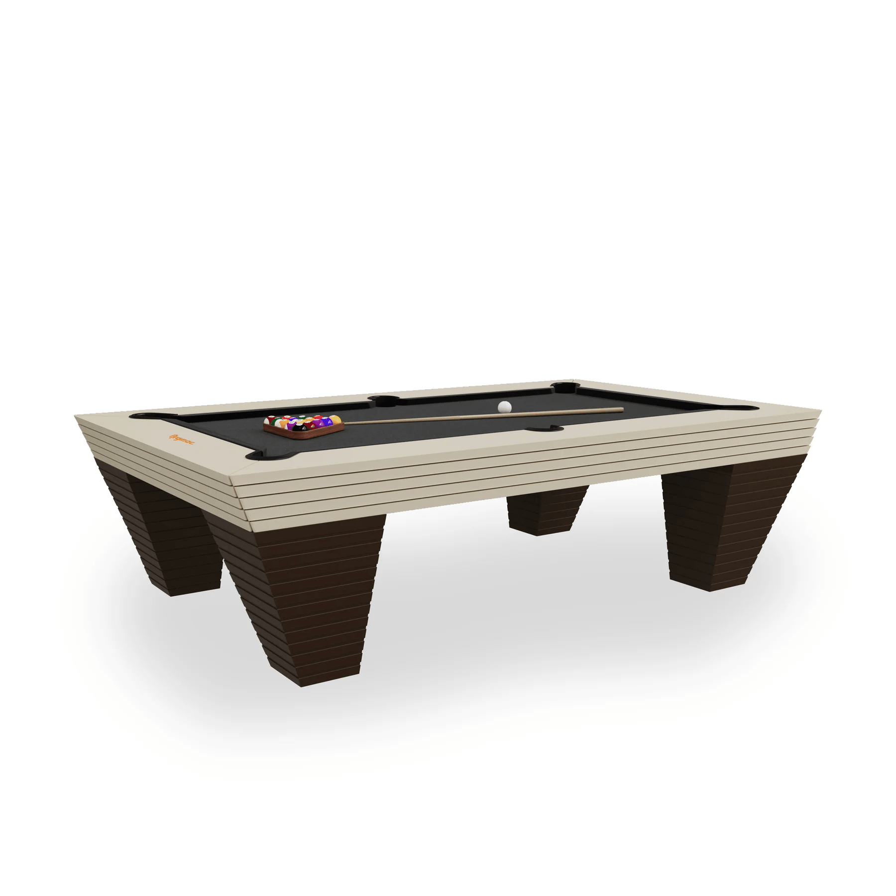 Mimosa Pool Table - White Billiards