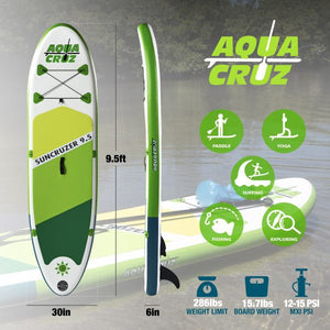 Aquacruz 9.5 Ft. Stand Up Paddle Board