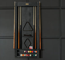 Load image into Gallery viewer, ALTA WALL MOUNTED CUE RACK (BLACK ASH)