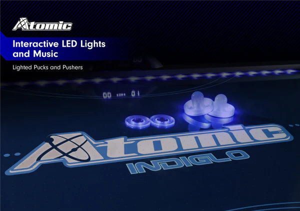 Atomic Indigo Light Up Air Hockey Table