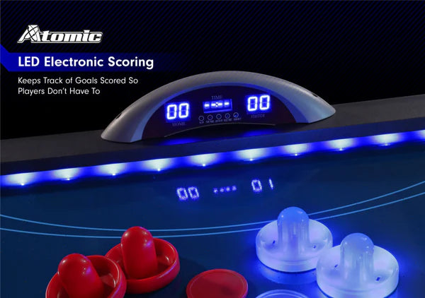 Atomic Indigo Light Up Air Hockey Table