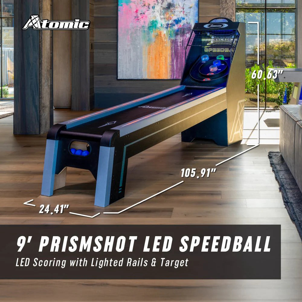NEW Atomic 9ft Prism Shot LED Speedball Skeeball