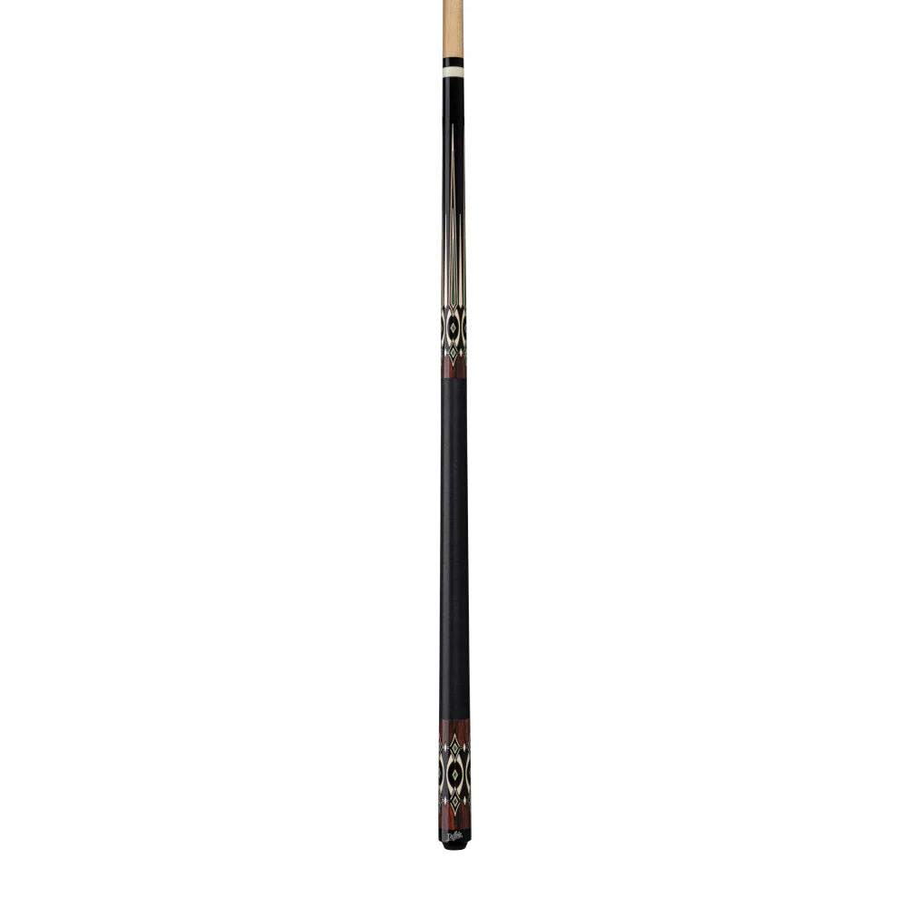 Dufferin Black and Cocobolo Cue with Black Linen Wrap