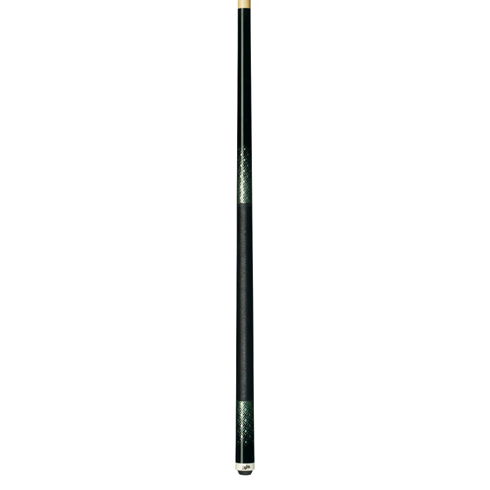 Dufferin Green Weave Cue with Nylon Wrap