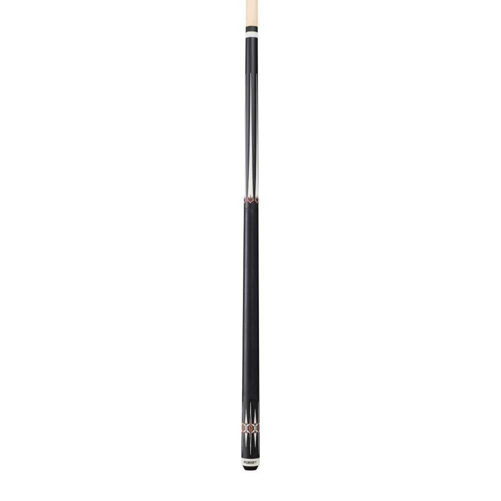 Energy By Players Matte Black/White with Cocobolo Cue with Black Linen Wrap