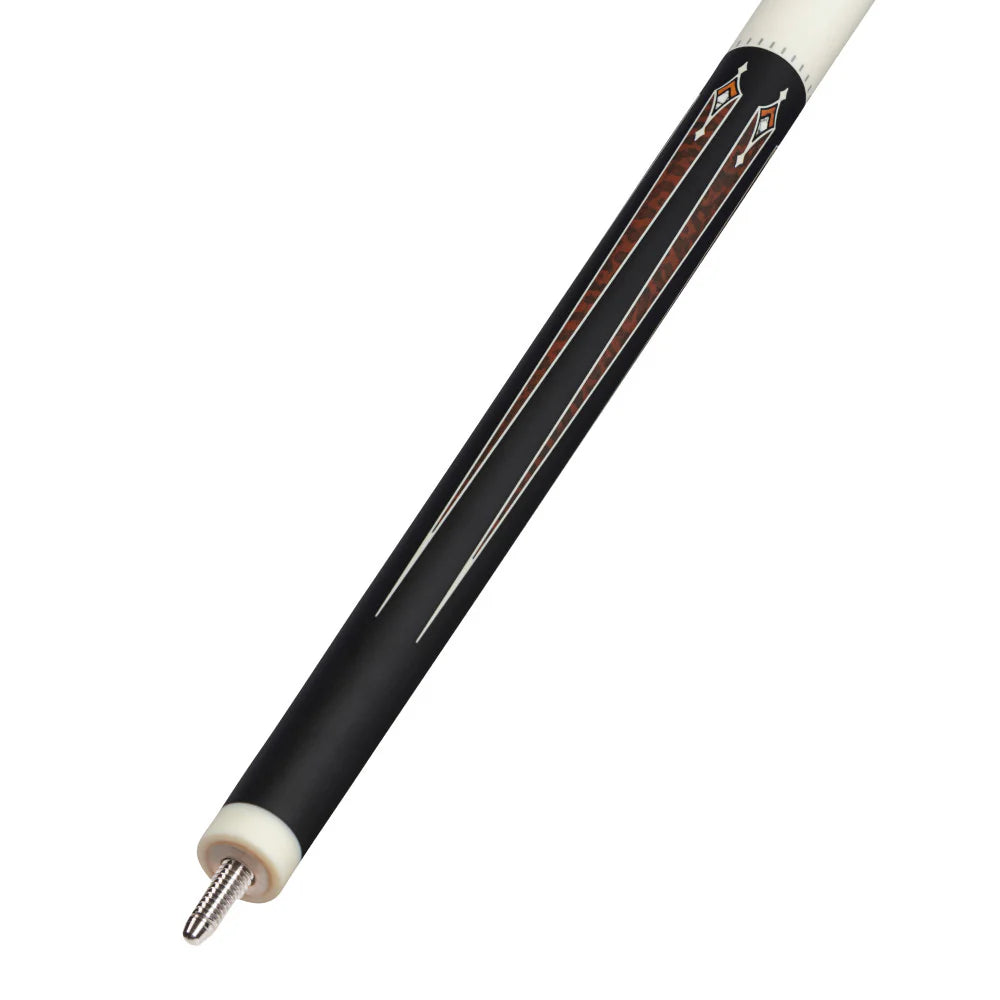 Energy By Players Matte White/Black with Thuya Burl Wrapless Cue